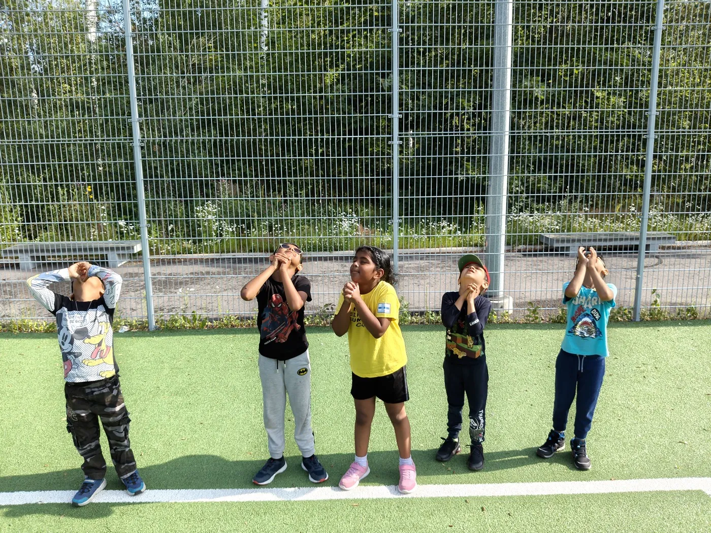 Alpha Ry Cricket club team photo at Kilo Ground Espoo Finland